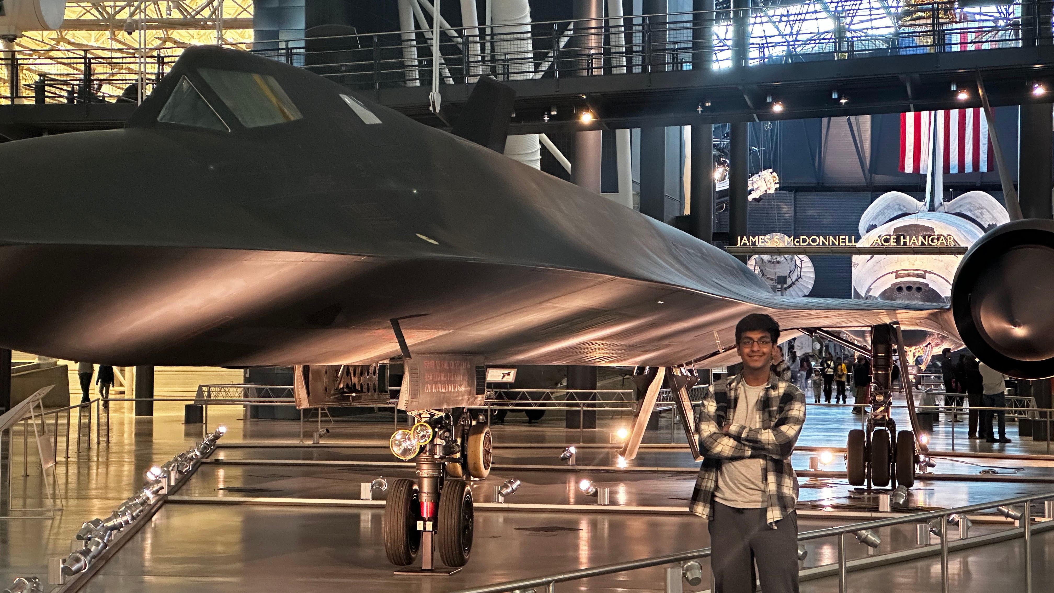me in front of an sr-71
